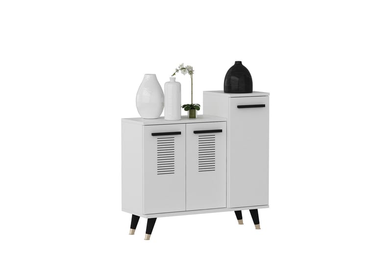Skohylla Asimo Garderob 90x90,6 cm Vit - Hanah Home - Förvaring - Garderober & garderobssystem - Garderobsinredning - Skohylla garderob