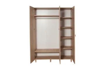 Brokind Garderob 135 cm - Brun/Blå - Förvaring - Garderober & garderobssystem - Garderobsskåp