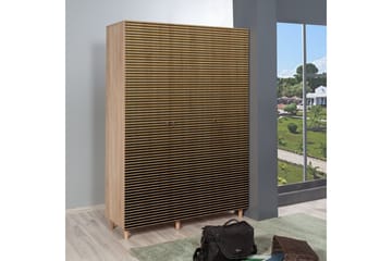 Brokind Garderob 135 cm - Brun/Ek - Förvaring - Garderober & garderobssystem - Garderobsskåp