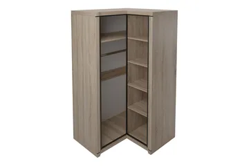 Dallas Garderob 100x58x192 cm - Beige - Förvaring - Garderober & garderobssystem - Garderobsskåp