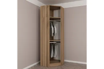 Fruitland Hörngarderob 74 cm - Ek - Förvaring - Garderober & garderobssystem - Garderobsskåp