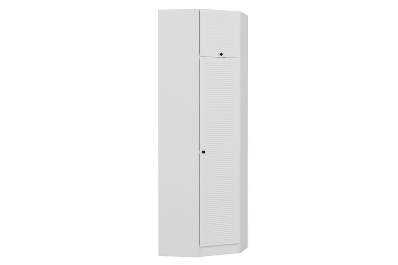 Fruitland Hörngarderob 74 cm - Vit - Förvaring - Garderober & garderobssystem - Garderobsskåp