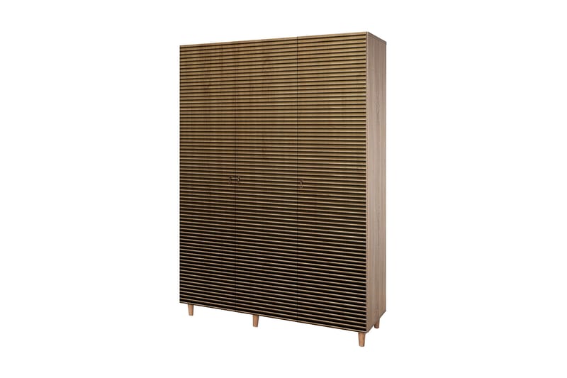 Garderob Gillberga 135 cm - Brun/Ek - Förvaring - Garderober & garderobssystem - Garderobsskåp