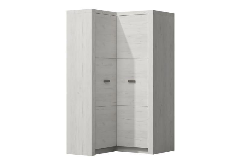 Garderob Indianapolis 106x58x192 cm - VIt - Förvaring - Garderober & garderobssystem - Garderobsskåp