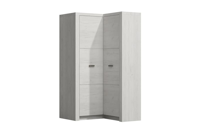 Garderob Indianapolis 106x58x192 cm - Vit - Förvaring - Garderober & garderobssystem - Garderobsskåp