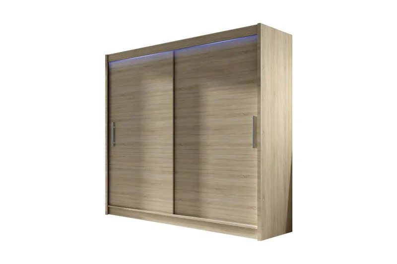 Prag Garderob 180x57x215 cm, Beige