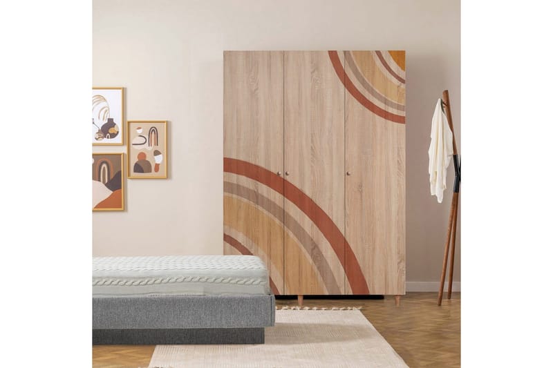 Gladfield Garderobsskåp 135x192 cm - Förvaring - Garderober & garderobssystem