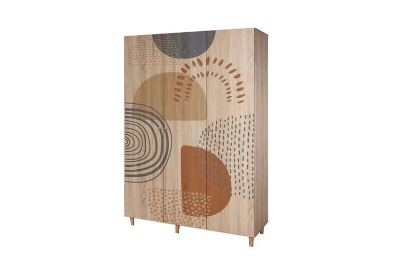 Gladfield Garderobsskåp 135x192 cm - Förvaring - Garderober & garderobssystem