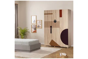 Gladfield Garderobsskåp 135x192 cm - Förvaring - Garderober & garderobssystem