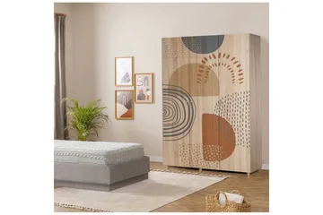 Gladfield Garderobsskåp 135x192 cm - Förvaring - Garderober & garderobssystem