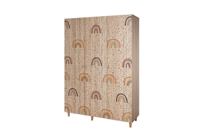 Gladfield Garderobsskåp 135x192 cm - Förvaring - Garderober & garderobssystem
