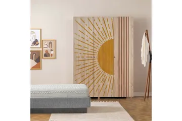 Gladfield Garderobsskåp 135x192 cm - Förvaring - Garderober & garderobssystem