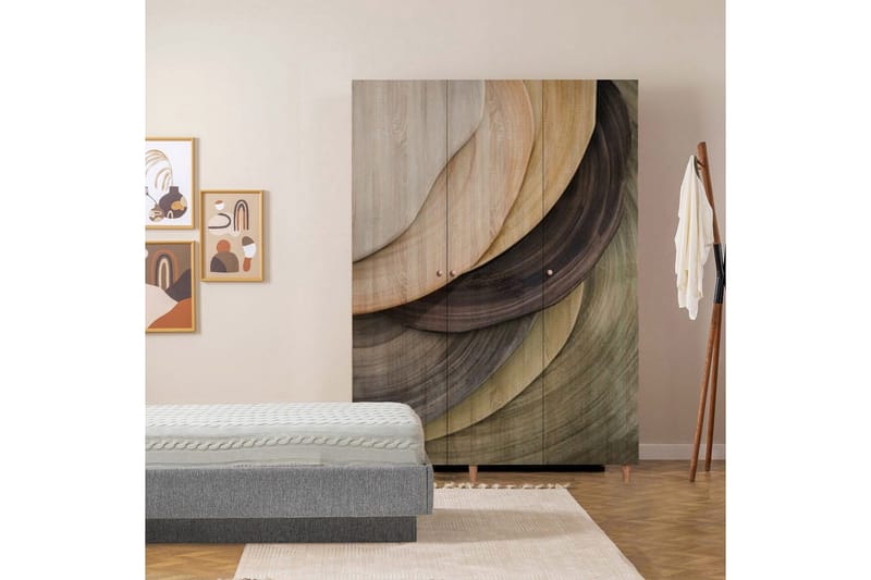 Gladfield Garderobsskåp 135x192 cm - Förvaring - Garderober & garderobssystem