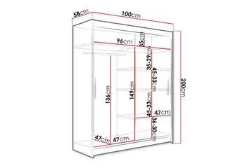 Glenmore Garderob Black - Förvaring - Garderober & garderobssystem
