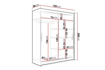 Glenmore Garderob Black - Förvaring - Garderober & garderobssystem
