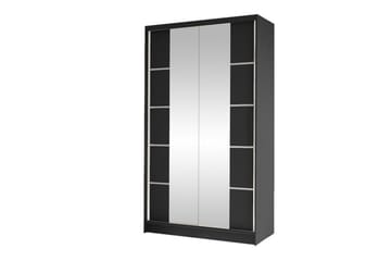 Glenmore Garderob m. Spegel Black - Förvaring - Garderober & garderobssystem