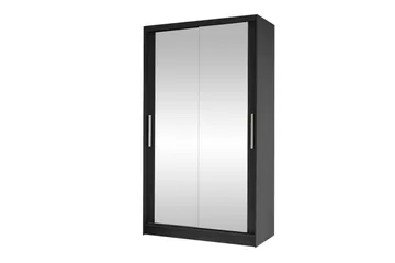 Glenmore Garderob m. Spegel Black - Förvaring - Garderober & garderobssystem
