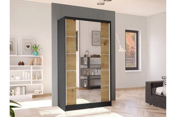 Glenmore Garderob m. Spegel Black - Förvaring - Garderober & garderobssystem