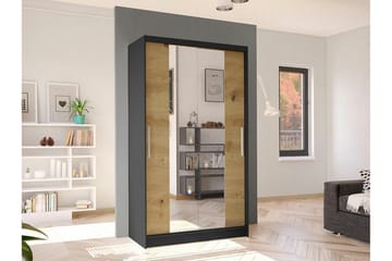 Glenmore Garderob m. Spegel Black - Förvaring - Garderober & garderobssystem