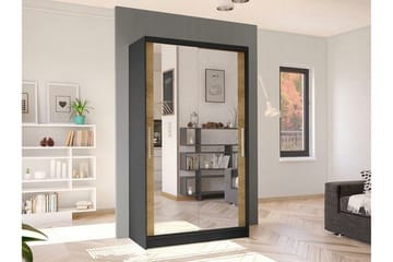 Glenmore Garderob m. Spegel Black - Förvaring - Garderober & garderobssystem