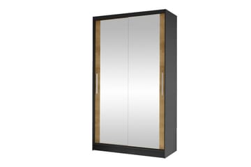 Glenmore Garderob m. Spegel Black - Förvaring - Garderober & garderobssystem