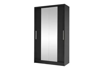 Glenmore Garderob m. Spegel Black - Förvaring - Garderober & garderobssystem