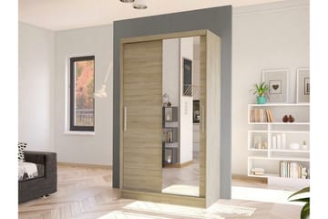 Glenmore Garderob m. Spegel Brown - Förvaring - Garderober & garderobssystem