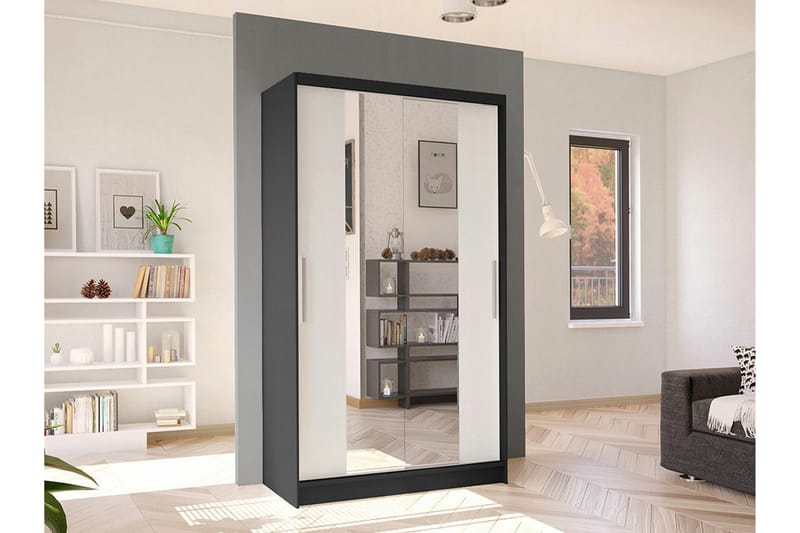 Glenmore Garderob m. Spegel White - Förvaring - Garderober & garderobssystem