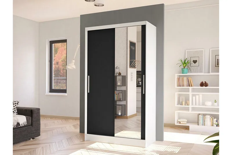 Glenmore Garderob m. Spegel White - Förvaring - Garderober & garderobssystem