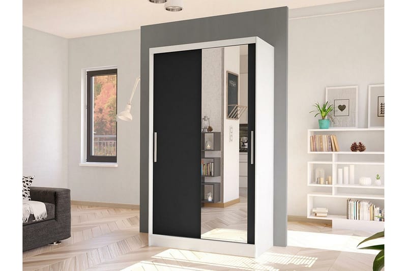 Glenmore Garderob m. Spegel White - Förvaring - Garderober & garderobssystem