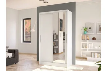 Glenmore Garderob m. Spegel White - Förvaring - Garderober & garderobssystem