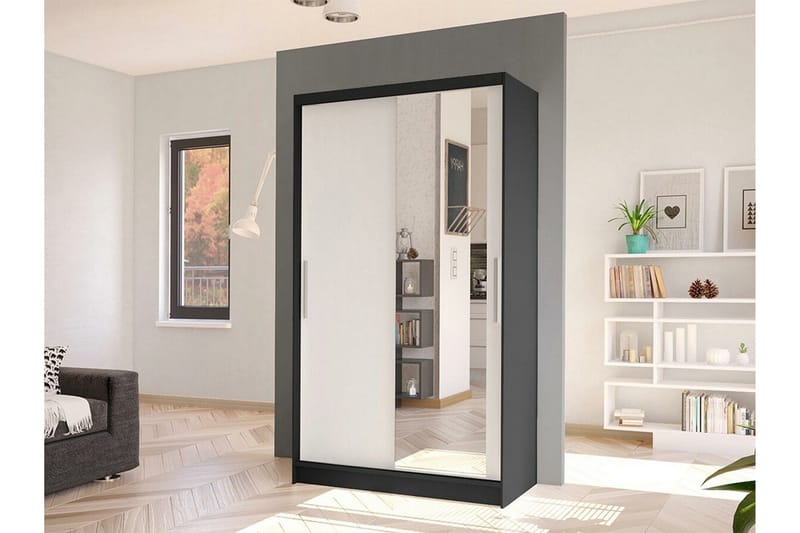 Glenmore Garderob m. Spegel White - Förvaring - Garderober & garderobssystem