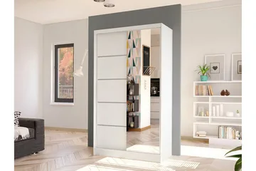 Glenmore Garderob m. Spegel White - Förvaring - Garderober & garderobssystem