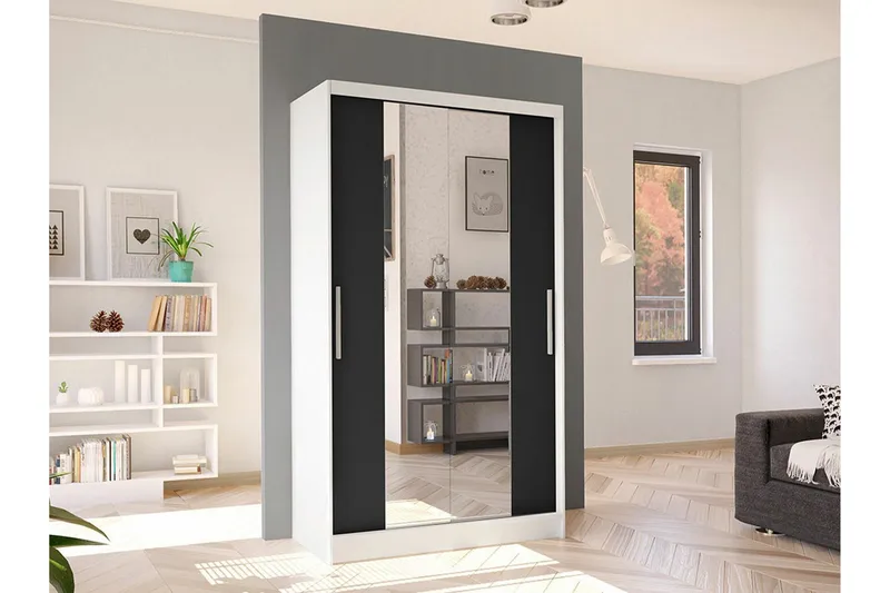 Glenmore Garderob m. Spegel White - Förvaring - Garderober & garderobssystem