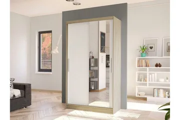 Glenmore Garderob m. Spegel White - Förvaring - Garderober & garderobssystem