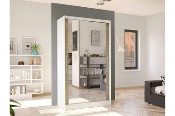 Glenmore Garderob m. Spegel White - Förvaring - Garderober & garderobssystem