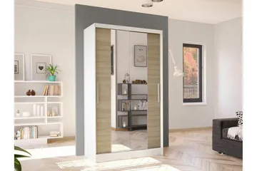 Glenmore Garderob m. Spegel White - Förvaring - Garderober & garderobssystem