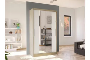 Glenmore Garderob m. Spegel White - Förvaring - Garderober & garderobssystem