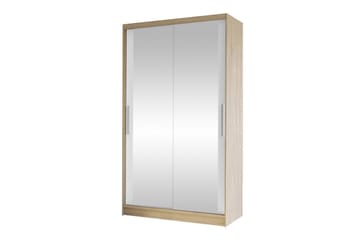 Glenmore Garderob m. Spegel Wood/nature - Förvaring - Garderober & garderobssystem