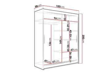 Glenmore Garderob White - Förvaring - Garderober & garderobssystem