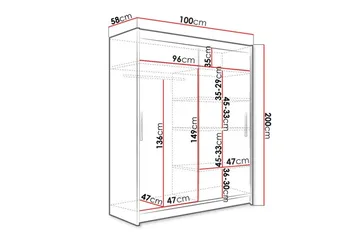 Glenmore Garderob White - Förvaring - Garderober & garderobssystem