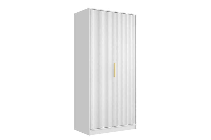 Gudelia Garderob 102x216 cm - Beige - Förvaring - Garderober & garderobssystem