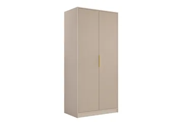 Gudelia Garderob 102x216 cm - Beige - Förvaring - Garderober & garderobssystem