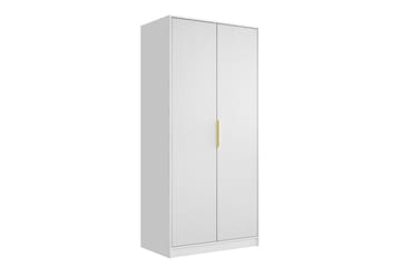 Gudelia Garderob 102x216 cm - Grå - Förvaring - Garderober & garderobssystem