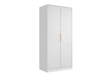 Gudelia Garderob 102x216 cm - Grå - Förvaring - Garderober & garderobssystem