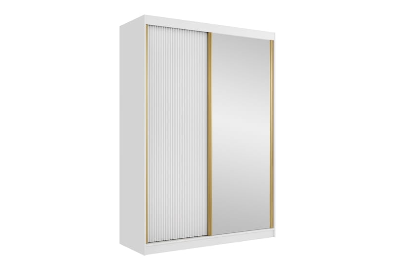 Gudelia Garderob 151x216 cm - Vit - Förvaring - Garderober & garderobssystem