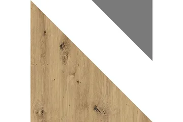 Nero Garderob 87 cm - Natur/Vit/Grå - Förvaring - Garderober & garderobssystem - Hörngarderob