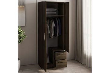 Hearst Garderobsskåp 60x171,8 cm - Valnöt - Förvaring - Garderober & garderobssystem