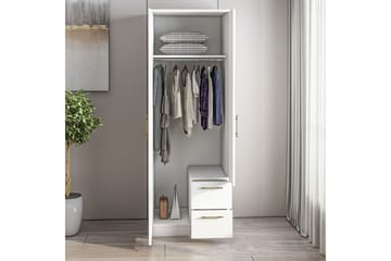 Hearst Garderobsskåp 60x171,8 cm - Vit - Förvaring - Garderober & garderobssystem