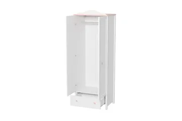 Hilts Garderob 85x196 cm NO_BRAND Vit||Pink - Förvaring - Garderober & garderobssystem
